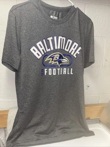 Maglietta Baltimore Ravens NFL Team Apparel Calcio Grigio Medium - Foto 1 di 5
