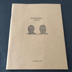 Pet Shop Boys Literally Magazine / Fanzine No 40 - Picture 1 of 1