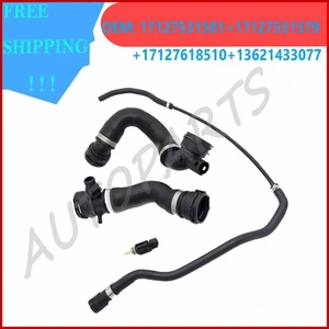 4PCS Lower Upper Radiator Coolant Hose + Vent Line Hose Set For BMW 325i 328i - Picture 1 of 6