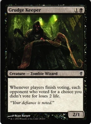 MTG TCG - Grudge Keeper 28 Conspiracy - NM Free Shipping $5+ - Image 1 of 2