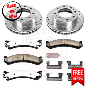 Powerstop K2020-36 Front Brake Disc and Pad Kit for 1999-2004 GMC Sierra 2500 - Picture 1 of 4