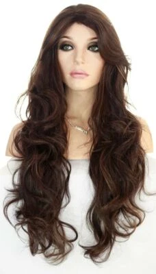 LONG | CURLY HEAT SAFE | SKIN TOP WIG | CLR FS4.27 |  1041 - Image 1 of 4