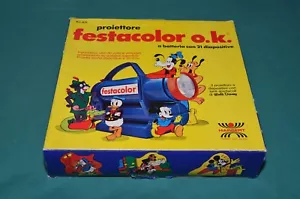 Vintage Harbert PROJEKTOR FESTACOLOR O.K. Boxed Game Disney - KOMPLETT - Bild 1 von 10