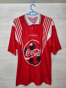 AL AHLY 1996-98 HOME SHIRT RIVIERA JERSEY EGYPT SOCCER RARE SIZE XL - Picture 1 of 13