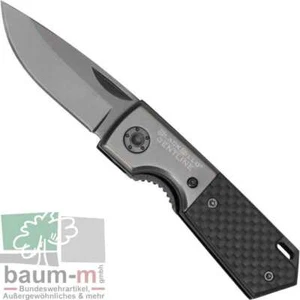 Taschenmesser Gentleman von BlackField carbon Zweihand 440 modern 5 cm Klinge - Picture 1 of 3