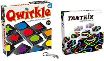 Set mit 2 Spielen Qwirkle + Tantrix + 1 Blumie Kapselheber - Bild 1 von 3