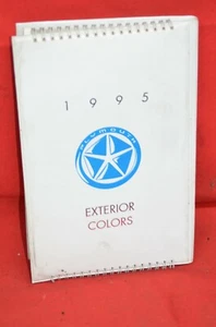 1995 Chrysler Plymouth Exterior Paint Color Colors Car Chart Chips Dealer Book - Picture 1 of 7