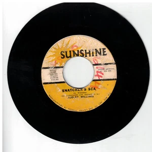 #170 R&B SKA SHUFFLE 45 SUNSHINE LABEL AUDLEY WILLIAMS " SNATCHERS SCA " - Picture 1 of 2