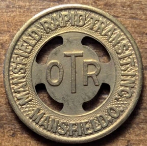 Mansfield, Ohio OH Mansfield Rapid Transit, Inc. OTR Good For One Fare Token - Picture 1 of 4