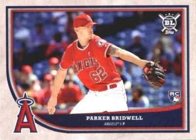2018 Topps Big League #247 Parker Bridwell Los Angeles Angels Rookie - Image 1 of 2
