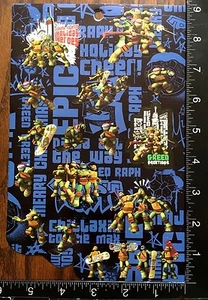 TEENAGE MUTANT NINJA TURTLES, SHEET BEAUTIFUL STICKERS #TN11 - Picture 1 of 1