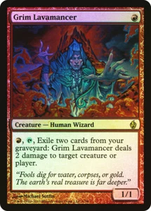 MTG FOIL Grim Lavamancer - Premium Deck Series: Fire & Lightning #1 - Picture 1 of 1