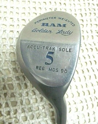 RAM GOLDEN LADY Accu-Trak Sole FAIRWAY 5 WOOD 40" RH ~ Ladies Flex Steel Shaft  - Image 1 of 4