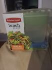Rubbermaid Lunch Blox Salad Kit Blue Ice included, New In Box, No Seal