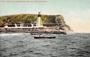 Point Loma Lighthouse San Diego California 1910c postcard - Picture 1 of 2