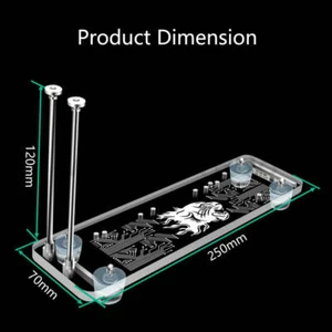 PCI-E 3.0 16X Graphics Card vertical kickstand/base with RGB LED Light - Picture 1 of 7