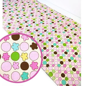 2.9 Yards Spring Bliss Fabric Traditions Decorator Canvas Flowers SMALL FLAW 45" - Picture 1 of 9