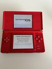 Nintendo Red DS Lite Console / Working / Just Needs Charger/Plug.   D1