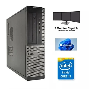 Dell OptiPlex 3010 DeskTop Core i5 16GB Ram 1TB HDD 240 SSD Wi-Fi Windows 11 Pro - Picture 1 of 6