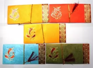 SHAGUN GESCHENK UMSCHLAG KARTE GELD HALTER SCHÖNES GANESHA DESIGN, FARBE ALLE GELEGENHEITEN - Bild 1 von 1