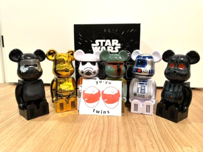 Juguete Medicom BE@RBRICK Cleverin Bearbrick Star Wars Juego de 6 piezas Competición Limitado Foto 1 de 4