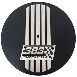 Kit limpiador de aire redondo 383 Stroker 14", parte superior de billete, negro, estilo 2 - Ansen EE. UU. - Imagen 1 de 6