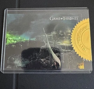 GAME OF THRONES SEASON 2 TRADING CARDS CASE TOPPER CARD CT2 BATTLE OF BLACKWATER - Picture 1 of 3
