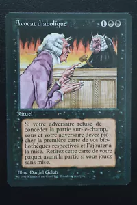 Magic The Gathering MTG DEMONIC ATTORNEY FRENCH Revised FBB NM Near Mint - Foto 1 di 2