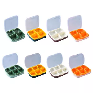 Pill Box Medicine Organizer Dispenser Box Travel Tablet Container Holder Case - Picture 1 of 20