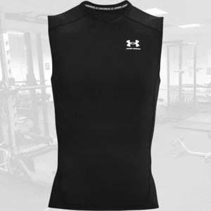 Under Armour Men's UA HeatGear Compression Shirt, Sleeveless, Tank Top 1361522 - Picture 1 of 15