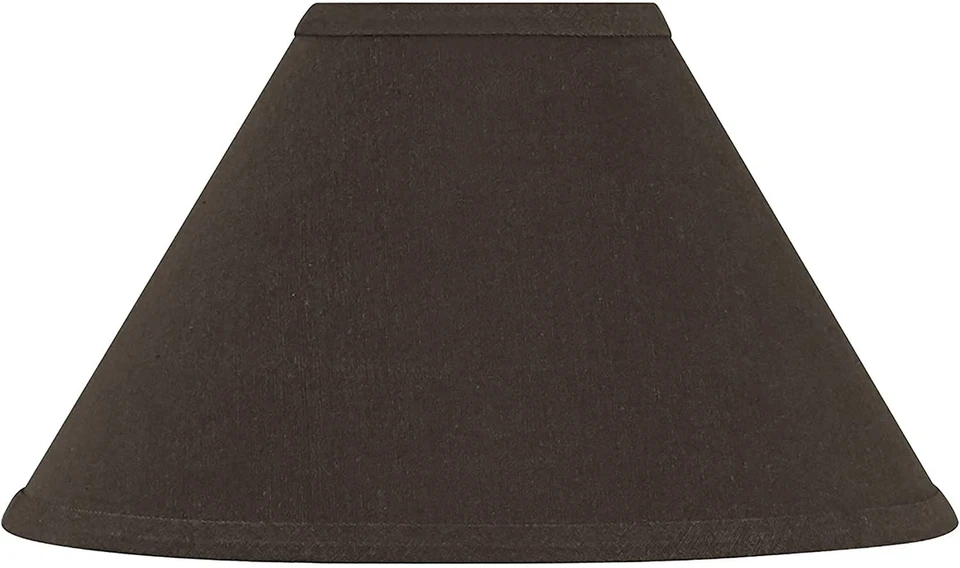 Aspen Creative 58761A Empire Uno Lamp Shade Dark Brown 4" Top " Bottom...