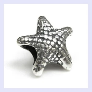 Cuentas de playa de plata esterlina estrella de mar estrella de mar océano playa para brazalete dije europeo - Imagen 1 de 1