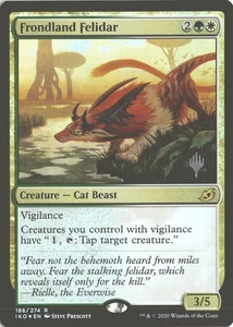 MTG Frondland Felidar (186) *Foil* francobollo promozionale Ikoria MT/NM spedizione gratuita - Foto 1 di 2