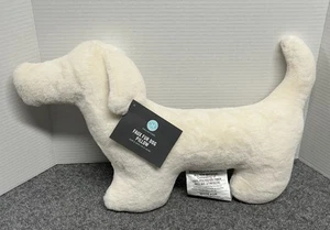 Furry Dog 14"x 25" Decorative Pillow Martha Stewart Collection with Tags - Picture 1 of 4