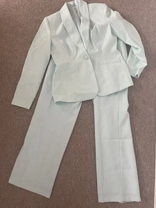 Summer Suit Women’s Blazer and Trousers Set Size 12 Together Mint Green colour - Picture 1 of 12