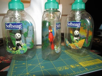 Fun Vintage Softsoap Hand Soap Dispensers With Animals 3pc Lot - Image 1 of 4