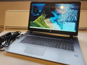 17.3 Inch HP PAVILION Laptop 17-g036sa i3 5th Gen 8GB Ram 128GB SSD Win 10 - Picture 1 of 8