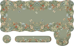 Icasso Desk Mat Set,Large Mouse Pad with Wrist Rest,Ergonomic Keyboard Wrist Sup - Picture 1 of 12