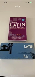 Latin Flash Cards Plus Dictionary - Imagen 1 de 3