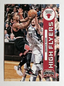 2012-13 Panini Threads High Flyers #4 Derrick Rose - Picture 1 of 2
