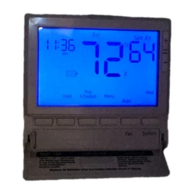 PRO1 IAQ T805 7 Day or 5/1/1 Progammable Electronic Thermostat Tested Working  - Image 1 of 4