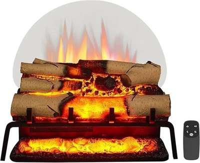 LegendFlame conjunto de registro de lareira elétrica, 23" aquecedor independente com controle remoto - Imagem 1 de 4