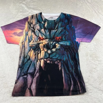 Camisa King Kong Para Hombres XL Multicolor AOP Gráfico Calavera Isla Universal Studios Foto 1 de 4