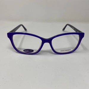 GAFAS STEVE MADDEN POSSE VIOLETA PÚRPURA 55-16-145 FLEX BISAGRA 163O - Imagen 1 de 8
