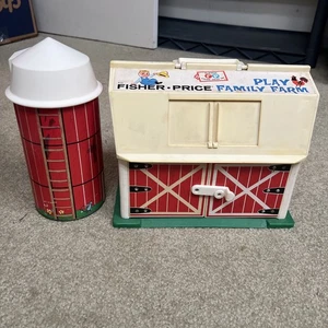 Vintage 1967 Fisher Price Little People Play Family Farm NUR SCHEUNE #915 - Bild 1 von 16
