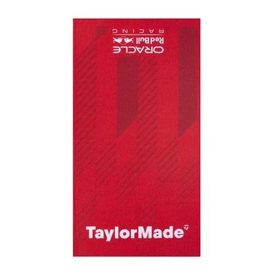 TaylorMade Oracle 红牛赛车超细纤维高尔夫毛巾 TM25 TM×ORBR 红色 — 第 1/4 张图片