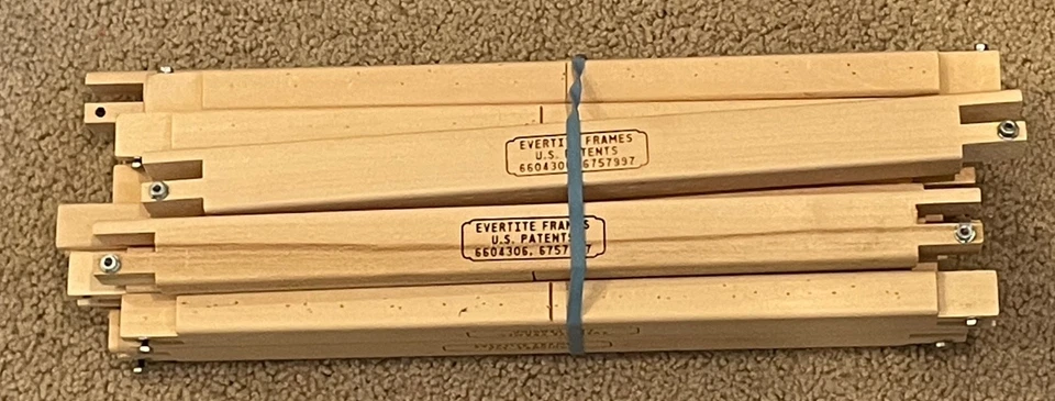 USED Pair EVERTITE ADJUSTABLE STRETCHER BARS 7, 8, 9, 10, 13 & 14"-CHOOSE! - Image 1 of 1