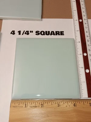 Light Blue ROBERTSON Ceramic Bath Tile NEW Vintage 60's MCM lt. blue 306 - LQQK! - Image 1 of 4