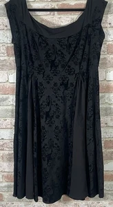 Torrid Disney's Villains Maleficent Velvet Inlay Princess Dress Sz 18 - Picture 1 of 10
