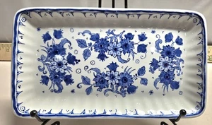 Royal Delft RDE10 Rectangular Tray Plate Platter | Rare | Free Shipping - Picture 1 of 14
